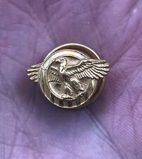 WWII WW2 US Army Military Honorable Discharge Ruptured Duck Lapel Button Pin  picture