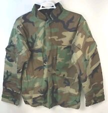 US Army Chemical Protective Type 1 Jacket Men's Size Medium Woodland Camouflage picture