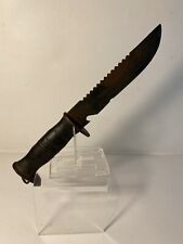 VINTAGE ORIG WWII EGW Fighting Bowie Combat Military Knife Dagger WW2 picture