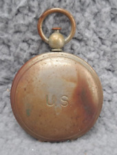 VINTAGE WWII US ARMY Military Navigation Instrument WITTNAUER POCKET COMPASS picture
