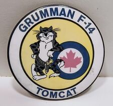  Rare Vintage Canadian Air Force Grumman F-14 Tomcat Pinback Button Ad Pin Rcaf picture