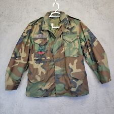USAF BDU Cold Weather Coat Woodland Camo Field Jacket & Pants Lot 2 Mens M 32X32 picture