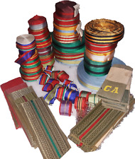 LOT of unused ribbon for medal, ordens - most various USSR rolls,shoulder strap picture