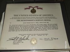 Defense Meritorious Service Medal (DMSM) Citations (Certificate)  picture