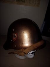 Bulgarian German Allied WW2 Original Helmet (Repainted) (Solid Shell) W Decals picture