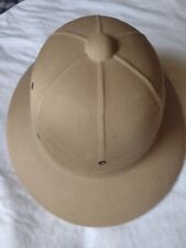 Vintage 1948 U.S. Military Pith Helmet Sunrigid Safari Hard Hat picture