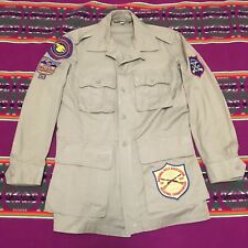  ORIGINAL VINTAGE 50S US AIR FORCE TROPICAL JACKET GREAT CONDITION 42L PATCHES  picture