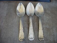 Lot of 3 US WW1 Mess Spoon M1910 Mess Kit Silverware picture