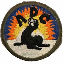 US Army Patch Alaska Defense Command ADC Embroidered Military Badge Vintage picture