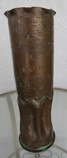 WW 2 German Trench Art Shell Casing Of The Island Of  ( Kreta ) picture