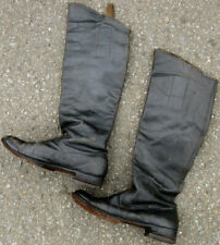 Former Japanese army original officer Leather boots WWⅡ imperial navy military picture