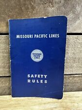 Vintage WW2 Missouri Pacific Lines Safety Rules Book picture