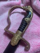 WW11 German Collectibles Lion Head Sword, Carl Eickhorn, Army sword picture