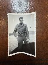 WWII Vintage Military Man with Vintage Video Camera - Rare Photograph 3x2 picture