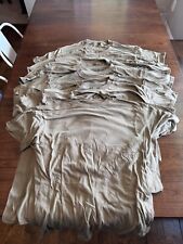 Army Issued Brown T Shirts, Ten, Used picture