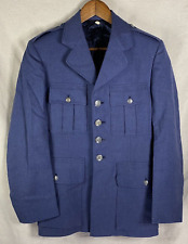 US Air Force Dress Blue Service Jacket Coat Military USAF 35R picture