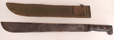 WW2 US Military Machete With Sleve - Vintage Martin 1943 - Made In Belgium picture