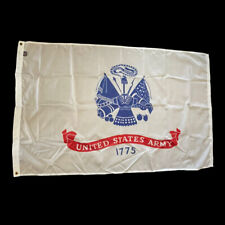Vintage U.S. Army White 1775 Flag “This We’ll Defend” 3x5 Banner Made In USA picture