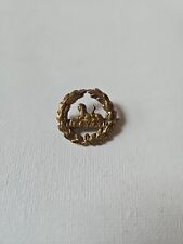 The Rifles Hat Gold Colour Badge Rear Egypt Genuine British Army Issue.  picture