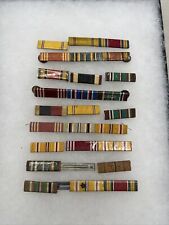 Lot Of WW2 / 1950s US Military Ribbon Bars (V43 picture
