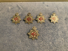 Vintage WWII National Fire Service Brigade NFS British Army Military Pin Lot picture