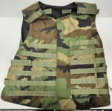 Large Woodland BDU Body Armor Vest M81 Camouflage Plate Carrier picture