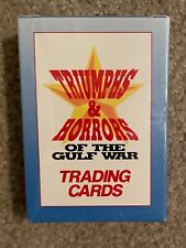 Triumphs & Horrors Of The Gulf War Trading Cards 50 Card Set Factory Sealed NEW picture