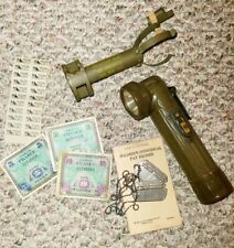 WWII Named soldiers personal items, dog tags, pay card,TL Light,European money,  picture