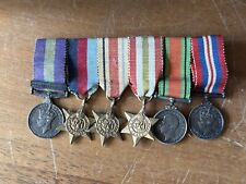 WW2 British Miniature Medal Bar  picture