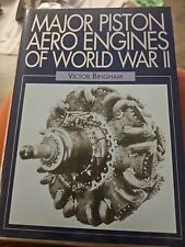 WW2 US British German Major Piston Aero Engines Hard Cover Reference Book picture