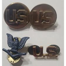 Four US Military Army Navy Vintage Pins picture