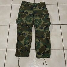 1980 RDF ERDL Hot Weather Camo Trousers Pants Medium Short Army Rip Stop Poplin picture