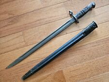 WW1 U.S. 1913 ENFIELD REMINGTON BAYONET WITH SCABBARD picture