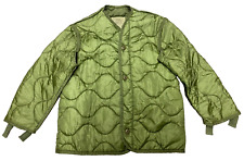 US Military M65 FIELD JACKET QUILTED COAT LINER OD Green Small - Extra Short NEW picture