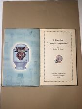 WWII 1945 Book Navy Military Ship Engineering GYRO COMPASS CHRYSLER Sperry Vtg picture