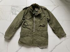 Vintage 1970s 70s Military Field Jacket Cold Weather Coat Size S Green Vietnam picture