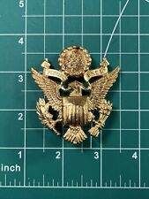 WWII US Army Officer Hat Cap Eagle Insignia Pin Badge Luxenberg picture