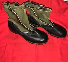 Vintage 1965-1968 Genuine U.S. Army Issued Combat Boots Size 10R Bata Soles 1st  picture