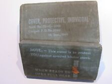SEALED ORIGINAL WW2 1944 US Army Military CHEMICAL PROTECTIVE COVER picture