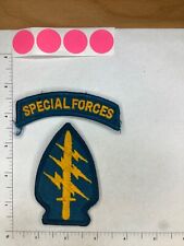 VINTAGE US ARMY SPECIAL FORCES WITH TAB  PATCH picture