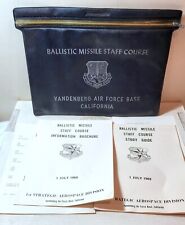1969 Ballistic Missile Staff Course folder, documents, Vandenberg Air Force Base picture