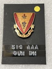 US Army 519th AAA BN Anti Aircraft Army Crest Pin picture