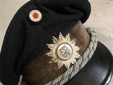 ORIGINAL GERMAN SCHIRMMUTZE / UNIFORM / WW2 HELMET 'S / HEADGEAR picture