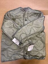 US Army Military M-65 M65 FIELD JACKET QUILTED COAT LINER  Foliage Size XS Small picture