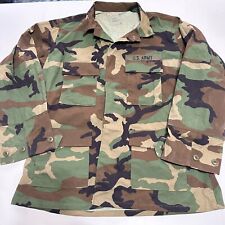 NOS US Military US Army Woodland BDU Camo Shirt Large Regular 8415-01-084-1656 picture