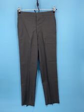 VTG Military Pants Mens 29R Field Trousers Wool Poly Straight Army 29x32 Raw Hem picture