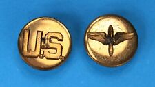WW2 U.S. and U.S. Army Air Force Enlisted Collar Insignia Set picture