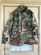 US Military Woodland Camo 1991 Cold Weather M Field Jacket  picture