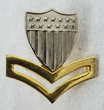 VINTAGE U.S. Military - Lapel Pin United States Shield/Stripe picture