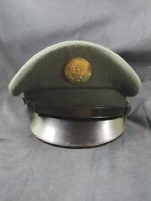 1950's USA Army Class 4  Officers Peaked Service Crusher Cap Military Hat US picture